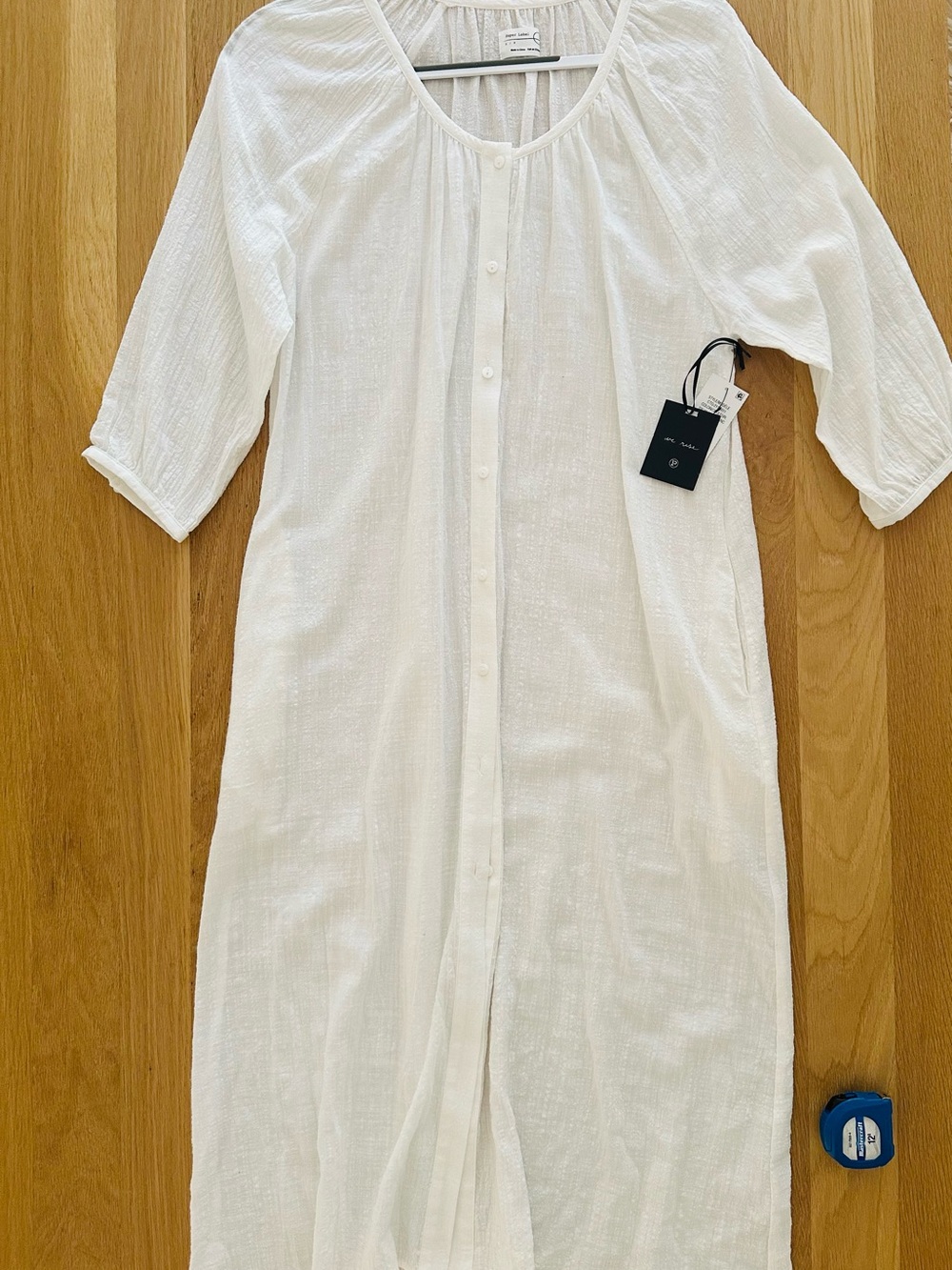 Paper Label women owned Canadian brand, Beachy ethereal dress, Small, new